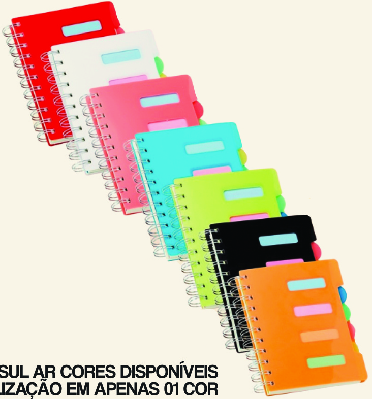 Cadernos e agendas personalizados