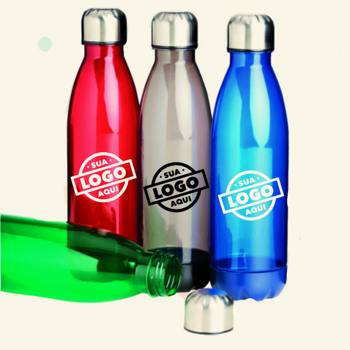 Garrafas personalizadas com a logo do cliente